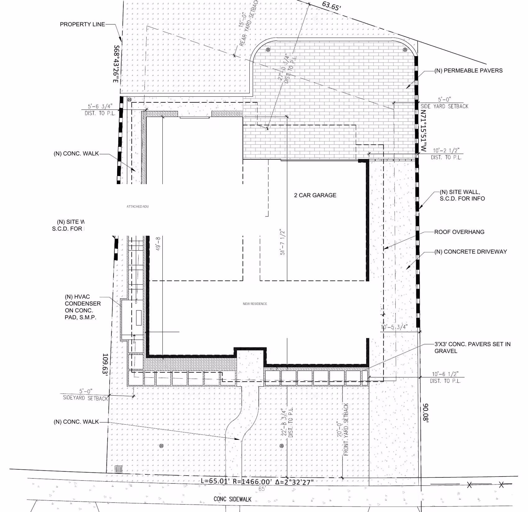 Proposed site plan